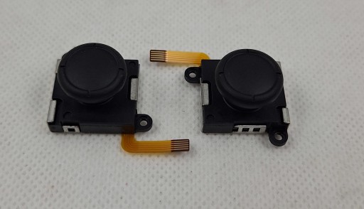2X JOYSTICK 3D GAŁKA ANALOG JOY-CON DRĄŻEK CZARNY NINTENDO SWITCH OLED V3