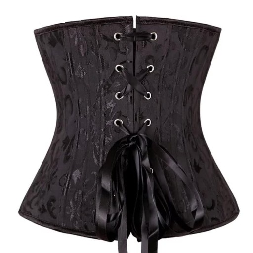 Готический черный корректирующий пояс CORSET UNDERBUST