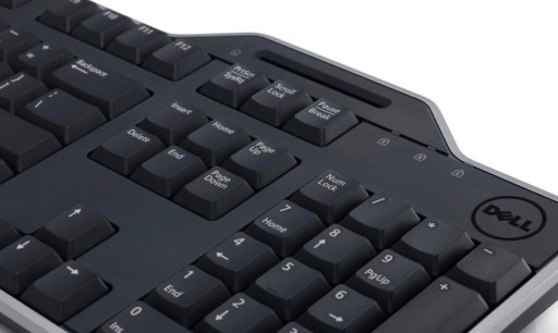 KLAWIATURA DELL SMARTCARD KB813 USB QWERTY CZARNA