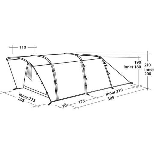 Туристическая палатка Easy Camp Palmdale 500