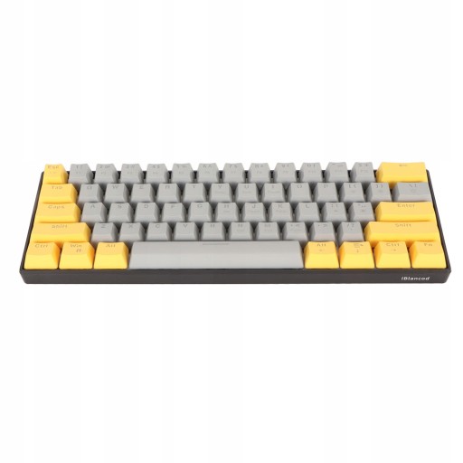 МЕХАНИЧЕСКАЯ КЛАВИАТУРА 60% RGB СЕРЫЙ СВЕТОДИОД