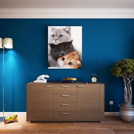 Obraz MALOWANIE PO NUMERACH 40x50 cm Na Prezent Zestaw Po Numerach ARTNAPI