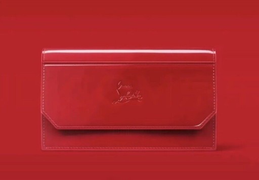 Красный клатч Christian Louboutin