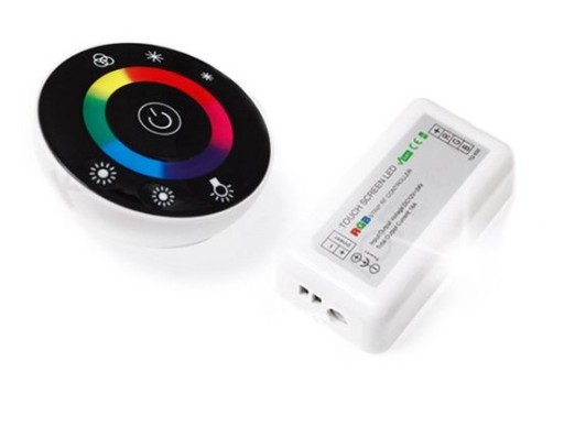 Пульт дистанционного управления RGB 12A с круглой черной светодиодной лентой