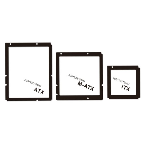 Задняя панель RGB 234x290x5 мм, 5 В, 3 контакта для большого размера ATX