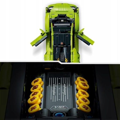 НАБОР ИГРУШЕЧНЫХ МАШИНОК LEGO LAMBORGHINI HURACÁN TECHNIC АВТОМОБИЛЬНИКОВ