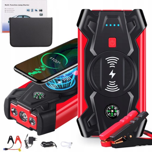 PowerBoost Jump Starter Powerbank Booster 20000mAh do odpalenia Samochodu