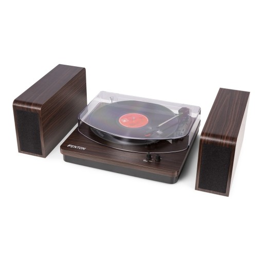 Проигрыватель проигрывателя Fenton RP168DW, сломанная крышка
