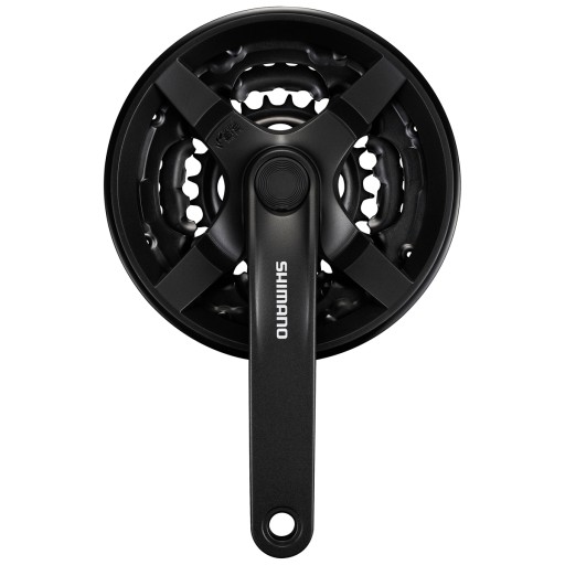 Шатун Shimano FC-TY301 42/34/24 170 мм 6/7/8 скоростей черный
