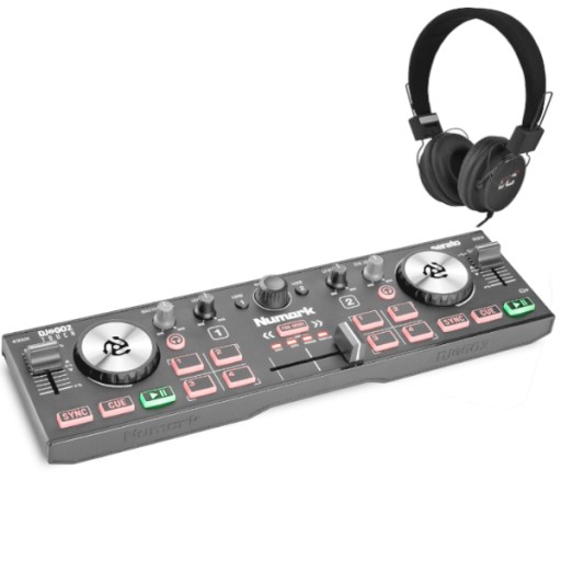 DJ-сет: сенсорный контроллер DJ2GO + наушники.