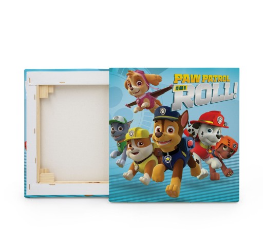 Obrazy na ścianę Psi Patrol Paw Patrol On A Roll obraz na płótnie 30x30 cm