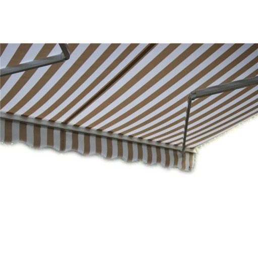 Markiza tarasowa ANTRACYT 350x300 Beż-Biała STD