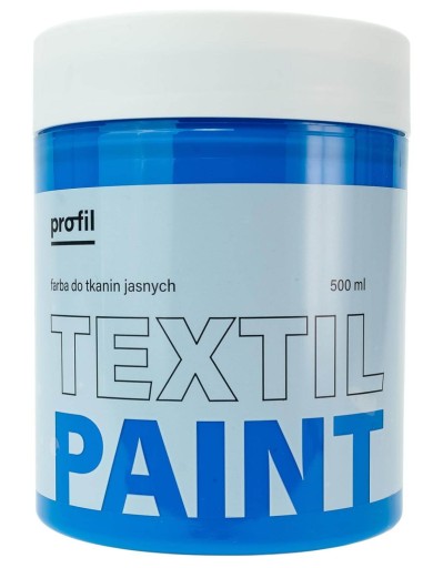 Farba do jasnych tkanin 500ml, żółty jasny