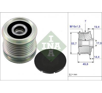 INA KOLO PASOWE ALTERNATORA MERCEDES CLK C209 C