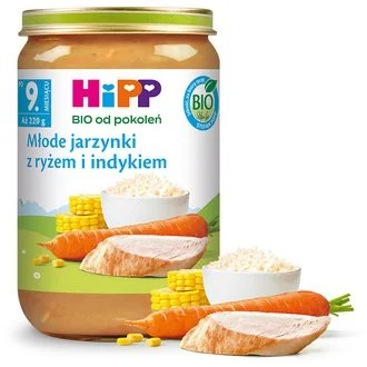 HiPP BIO OBIADKI po 9 miesiącu MIX 4x220g