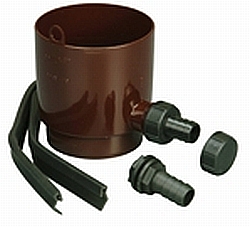 ВОДОСБОРНИК MARLEY CATCHER ДОЖДЕВЫЕ ЖЕЛОБЫ ТРУБЫ 100 - 105 - 110 КОРИЧНЕВЫЙ БАК