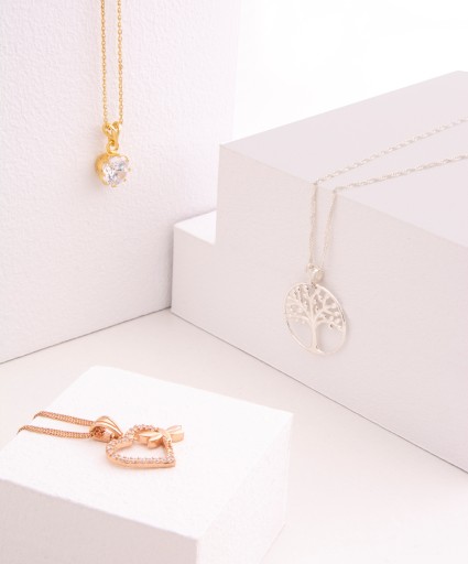 Золотая цепочка 925 пробы Rose Flower Rose