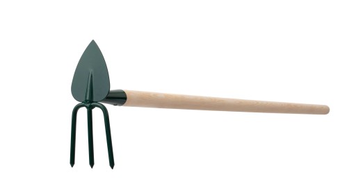 MOTYKA MOTYCZKA OGRODOWA DO KOPANIA KOPACZKA Z WIDEŁKAMI 8cm HACZKA 115cm