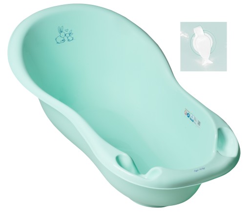ВАННА 102 СЛИВНАЯ ПРОБКА ПОДСТАВКА ДЛЯ ТЕРМОМЕТРА ВАННА 100 BUNNY MINT Tega