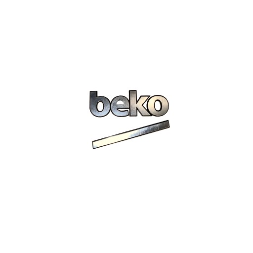 Наклейка-эмблема BEKO Logo серебряная 54x23 мм