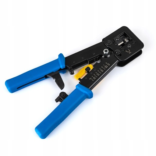 Щипцы для сквозных отверстий для вилок RJ45, RJ12, RJ11. Обжимные клещи Spacetronik.
