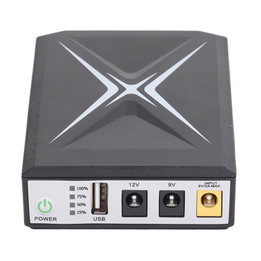 Источник бесперебойного питания Mini UPS 10400 мАч для роутера ka