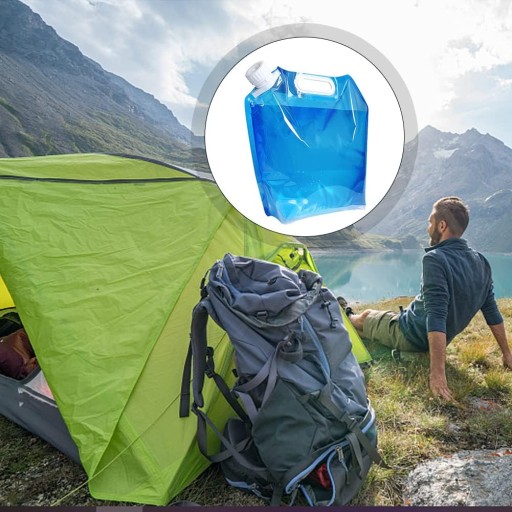 5шт 5л/10л складные мешки для воды для кемпинга