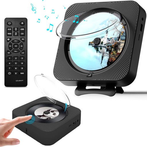 ODTWARZACZ PRZENOŚNY CD GŁOŚNIK BLUETOOTH RADIO + PILOT