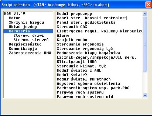 Interfejs BMW USB K+DCAN INPA DIS Przełącznik 7-8