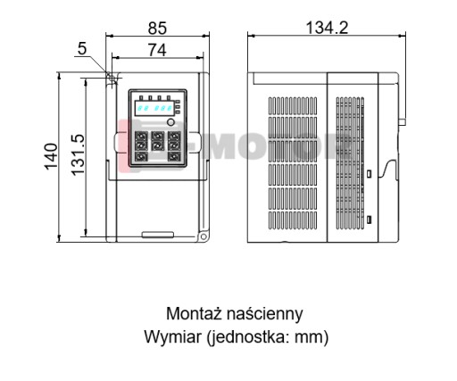 Falownik INVT 0,75kW 1f skalar GWARANCJA 2 LATA