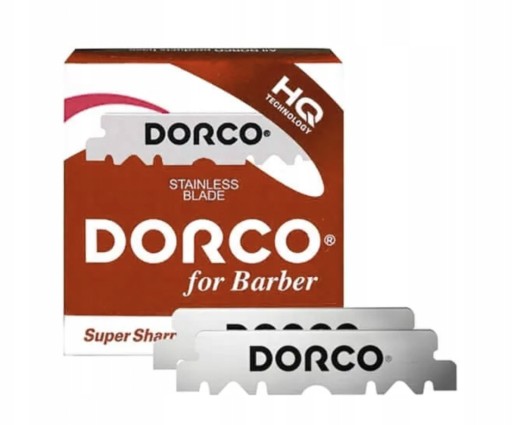 Лезвия для бритвы Dorco Single Edge RED, половинки, 100 шт.