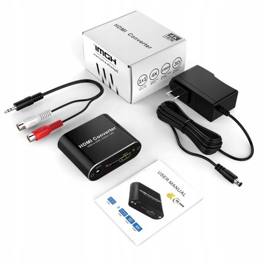 Конвертер адаптера ARC HDMI-HDMI+аудио