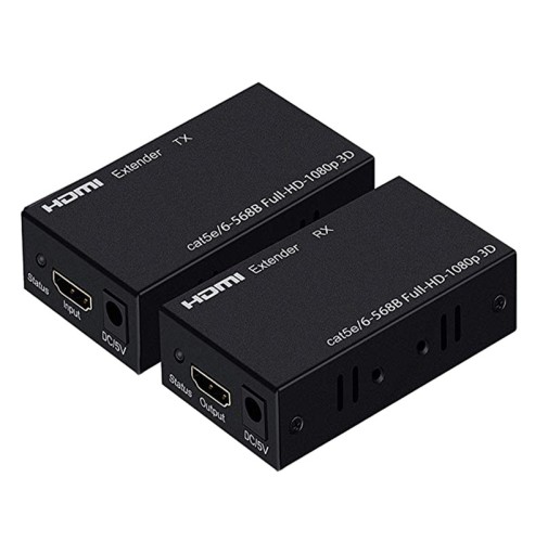 КОНВЕРТЕР-ЭКСТЕНДЕР HDMI в LAN ПО ВИТОЙ ПАРЕ RJ45 60M