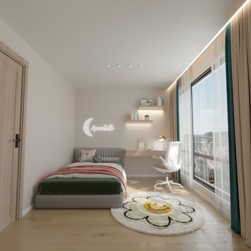 Детский стул Easy White Grey