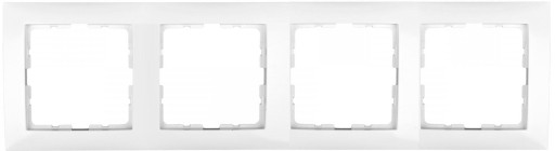 BERKER SQUARE FRAME QUAD one.платформа БЕЛАЯ