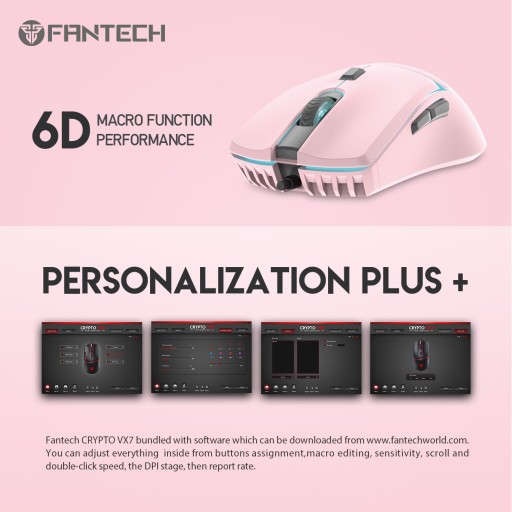 Игровая мышь FANTECH Drag CLICK DPI для геймеров