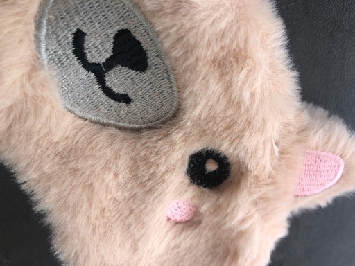 МАСКА ДЛЯ ВЕК ДЛЯ РАССЛАБЛЕНИЯ СНА мишка бежевый OLDMAN PLUSH