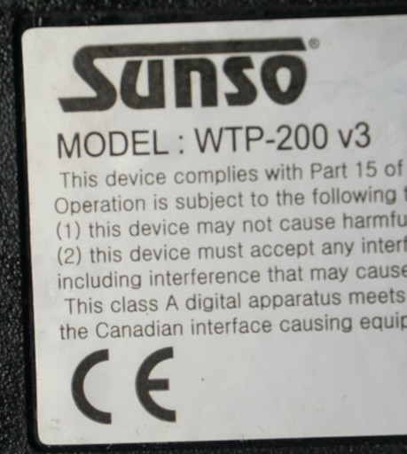 Принтер Sunso WTP200v3
