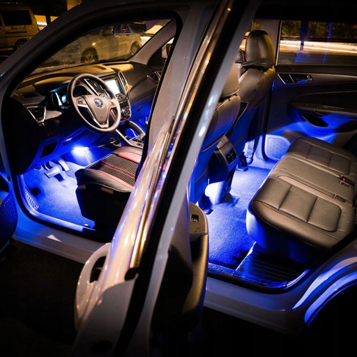 Светодиодная лента RGB NEON для салона автомобиля CARS