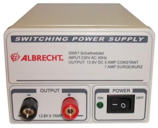 БЛОК ПИТАНИЯ CB RADIO ALBRECHT SW-57 13,8В 5-7А