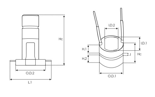 Коммутатор, кольцо генератора для BOSCH ASL9029