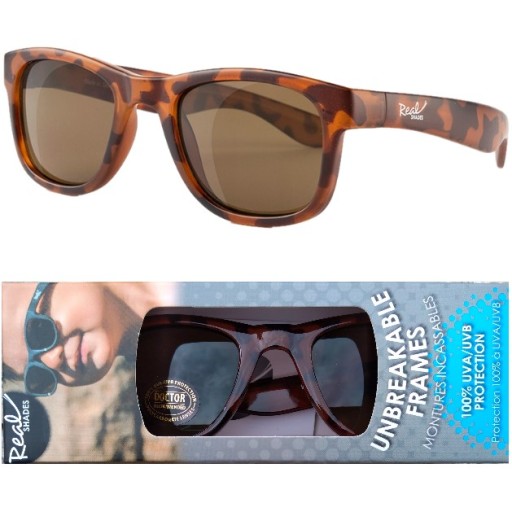 Детские солнцезащитные очки Real Shades Surf Tortoise Matt 3-5