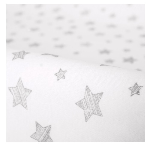 CEBA 2x Чехол на пеленальный столик 50x70-80 GREY STARS