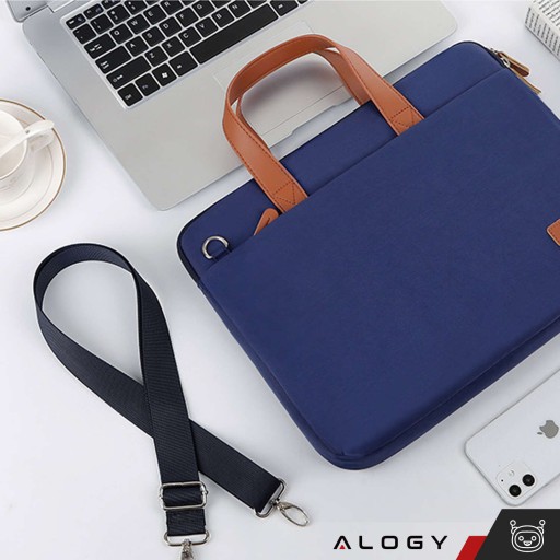 Torba etui na laptopa MacBook'a 15.6 do pracy szkoły pojemna Slim Pokrowiec