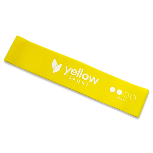 Резиновая лента YellowLOOP miniband для тренировок и реабилитации 5–10