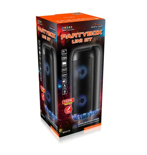 MT3174 Partybox Uni Bt Спикер с радио и караоке
