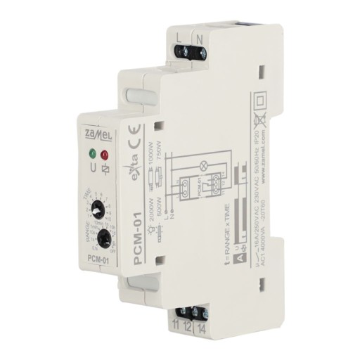 ZAMEL PRZEKAŹNIK OPÓŹNIONY 1Z 16A 230V EXTA PCM-01