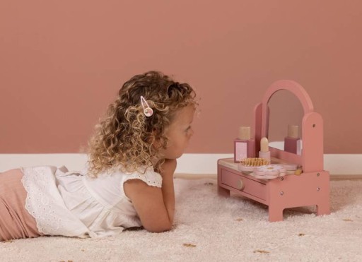 LITTLE DUTCH DREWNIANA TOALETKA Z AKCESORIAMI