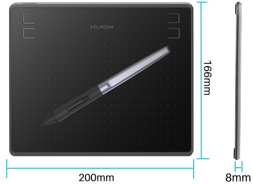Графический планшет Huion HS64 8192 градуса