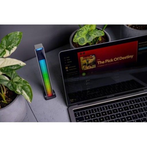 Эквалайзер RGB Redleaf 40LED - серебристый